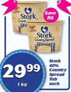 Stork 40% Country Spread Tub-1Kg Each