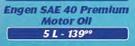 Engen SAE 40 Premium Motor Oil-5Ltr