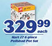 Hart J7 6 Piece Polished Pot Set-Each