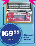 Diamond 4 Bar Heater-Each