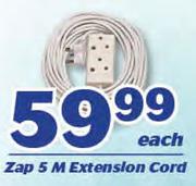 Zap 10m Extension Cord-Each
