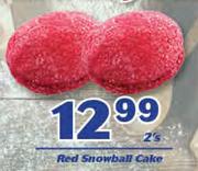 Red Snowball Cake-2's