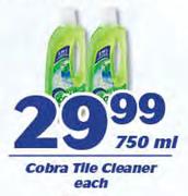Cobra Tile Cleaner-750ml Each