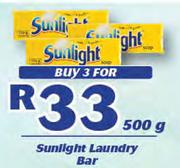Sunlight Laundry Bar-3 x 500g