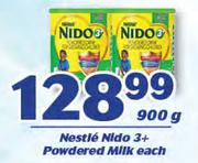 Nestle Nido 3+ Powered Milk-900g Each