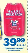 Spar Letta Soft Drink Assorted-4 x 1.5Ltr Each