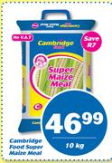 Cambridge Food Super Maize Meal-10Kg