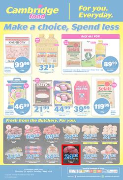 Cambridge Food Gauteng : April Month End (25 Apr - 7 May 2019), page 1