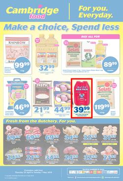 Cambridge Food Gauteng : April Month End (25 Apr - 7 May 2019), page 1