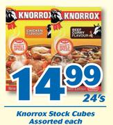 Knorrox Stock Cubes Assorted-24's Each