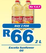 Excella Sunflower Oil-2 x 2Ltr