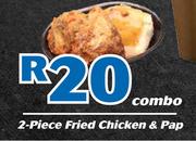 2 Piece Fried Chicken & Pap-Combo