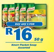 Knorr Packet Soup Assorted-5 x 50g