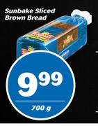 Sunbake Sliced Brown Bread-700g