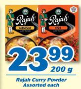 Rajah Curry Powder Assorted-200g Each