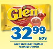 Glen Rooibos Tagless Teabags Pouch-80's