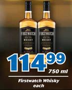 Firstwatch Whisky-750ml Each