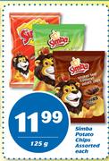 Simba Potato Chips Assorted-125g Each