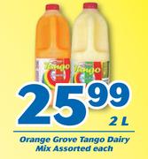 Orange Grove Tango Dairy Mix Assorted-2Ltr Each