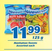 Manhattan Sweets Assorted-125g Each