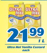 Ultra Mel Vanilla Custard-1Ltr Each