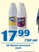 Jik Bleach Assorted-750ml Each