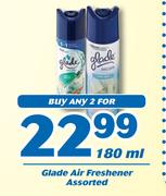 Glade Air Freshener Assorted-2 x 180ml
