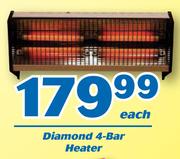 Diamond 4 Bar Heater-Each