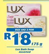 Lux Bath Soap Assorted-2 x 175g
