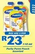 Purity Puree Pouch Assorted-3 x 110ml