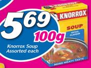 Knorrox Soup Assorted-100g Each