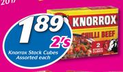 Knorrox Stock Cubes Assorted-2's Each