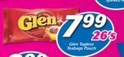 Glen Tagless Teabags Pouch-26's
