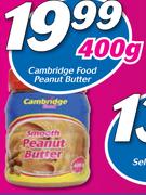 Cambridge Food Peanut Butter-400g
