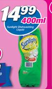 Sunlight Dishwashing Liquid-400ml