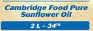 Cambridge Food Pure Sunflower Oil-2L