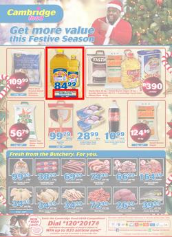 Cambridge Food Gauteng : December Mid Month (6 Dec - 20 Dec 2018), page 1