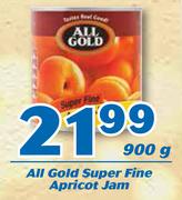 All Gold Super Fine Apricot Jam-900g
