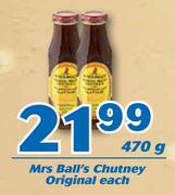 Mrs Ball's Chutney Original 470g-Each