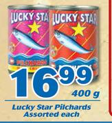 Lucky Star Pilchards 400g-Each