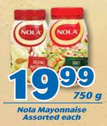 Nola Mayonnaise 750g-Each