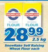 Snowflake Self Raising Wheat Flour 2.5Kg-Each