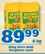 King Korn Malt Sorghum 6Kg-Each