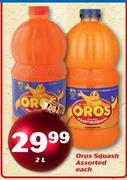 Oros Squash 2L-Each