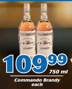 Commando Brandy 750ml-Each