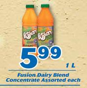 Fusion Dairy Blend Concentrate 1L-Each