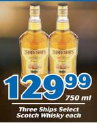 Three Ships Select Scotch Whisky 750ml-Each