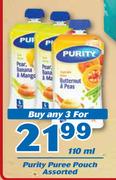 Purity Puree Pouch-3X110ml