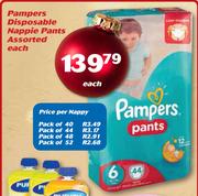 Pampers Disposable Nappie Pants-Each