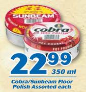 Cobra/Sunbeam Floor Polish 350ml-Each